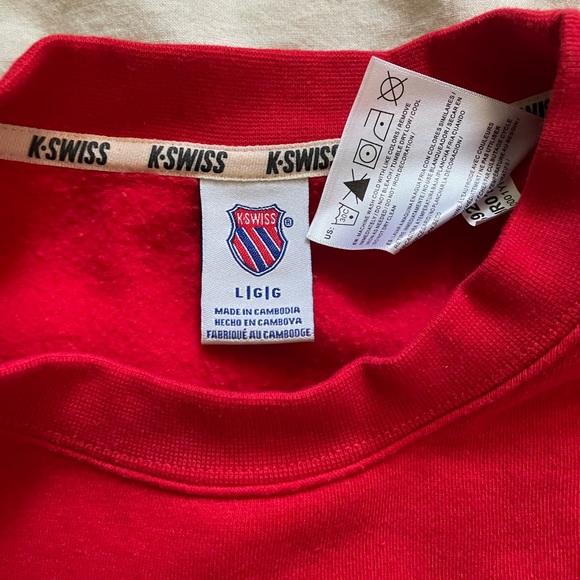 K Swiss sweater red - Picture 3 of 4